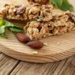 Homemade Granola Bars – Almonds – Walnuts – Honey – Olive Oil – Orange Zest
