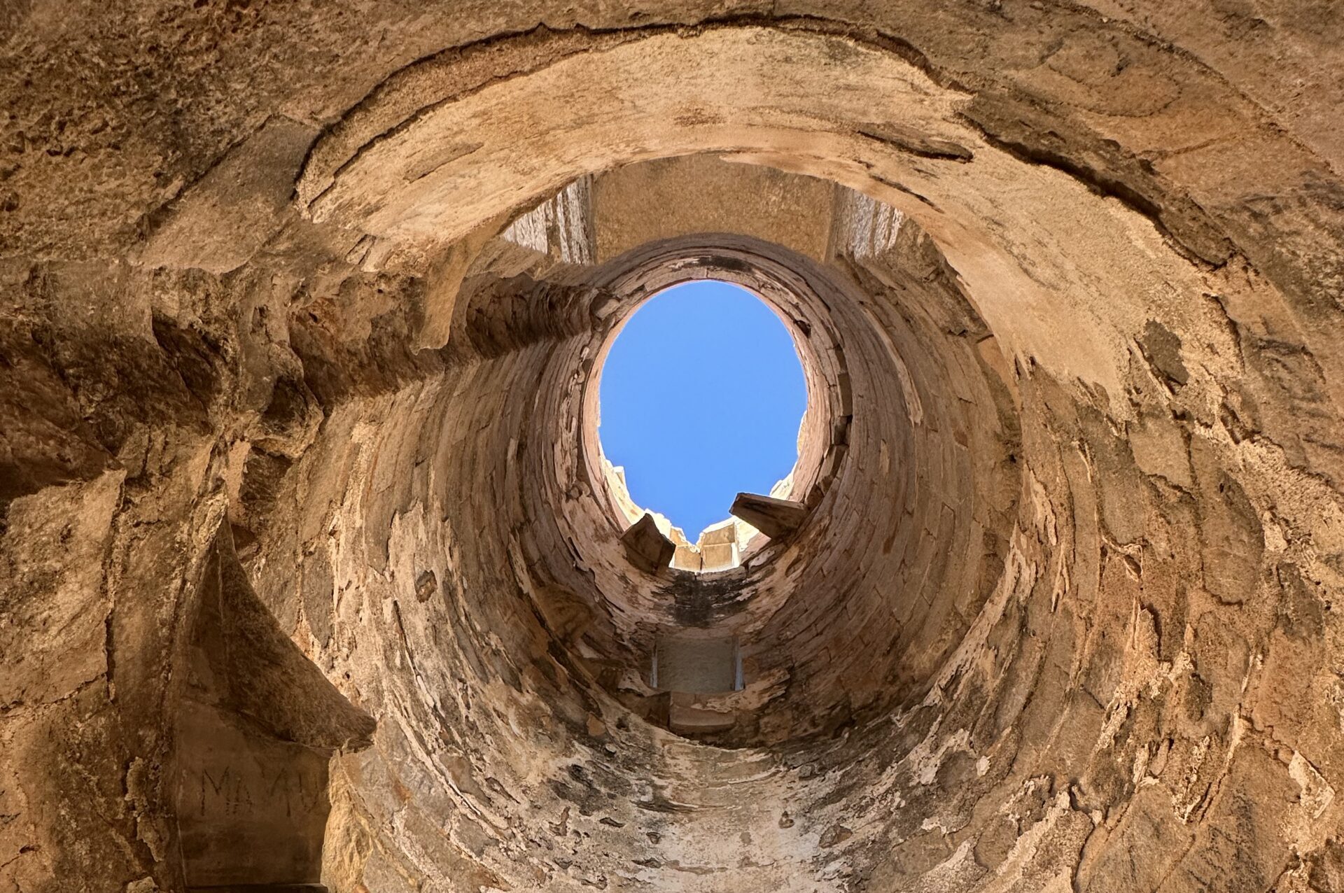 Narrow coastal section on the Sa Punta Grossa Ibiza hike