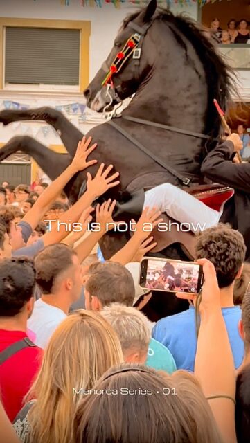The first thing you notice is the noise.The drums.
The crowd.
The anticipation.Then the horses arrive.For a few hours, the streets no longer belong to the tourists, the cafés, or the cameras.They belong to something much older.Something the island has never forgotten.Menorca Series • Episode 01 • Jaleo de Sant Joan#Menorca #SantJoan #BalearicIslands #MediterraneanLife #SlowTravel