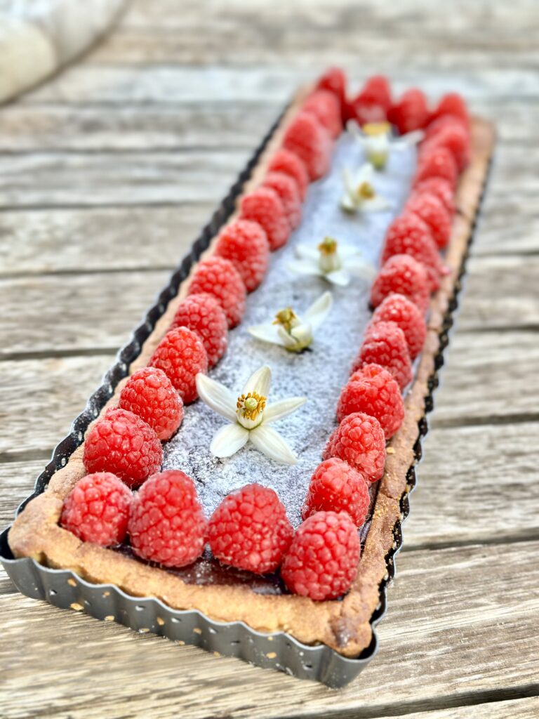 Tarta de Chocolate y Frambuesa healthy